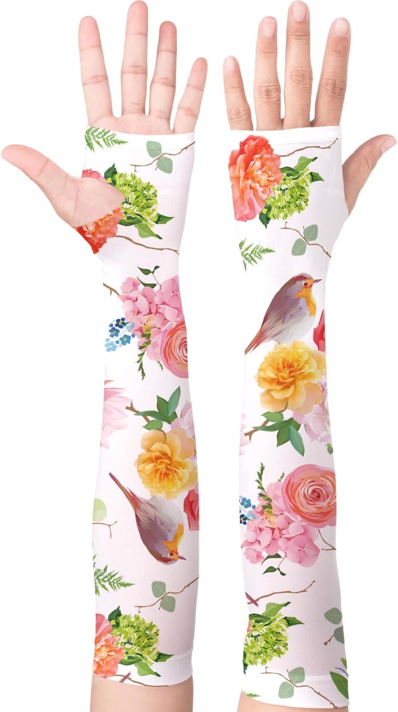 YPHCDO Store Gardening Sleeves Farm Sun Protection Arm Cooling Sleeves Thorn Proof Garden for Women Men with Thumb Hole - Image 1